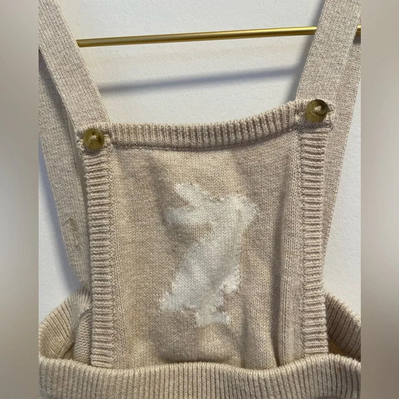 Janie and Jack baby bunny romper 6-12 months - Picture 3 of 4